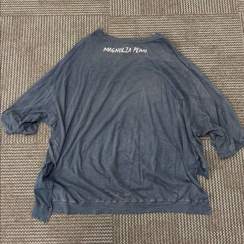 Magnolia Pearl Cotton Jersey Oversized Hi Lo Baja Surf Francis Pullover Tee, OS - Picture 8 of 9